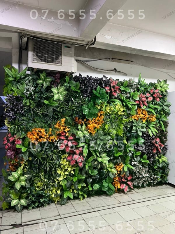 tường cây giả đẹp vũng tàu