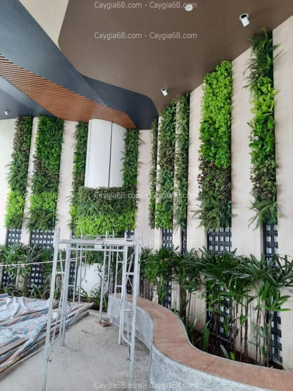Tường cây giả quận 1 hồ chí minh