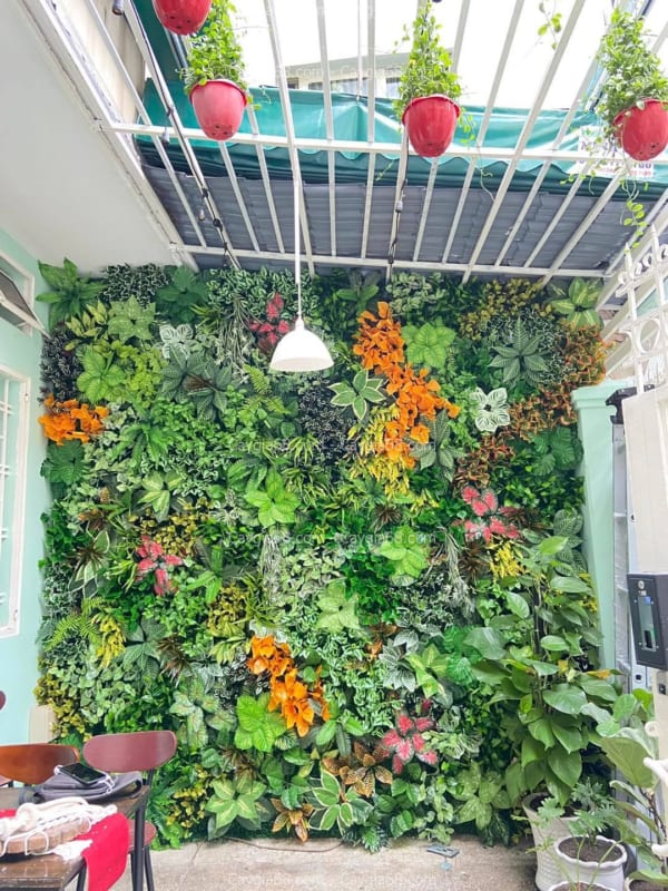 Tường cây giả quận 5 hồ chí minh