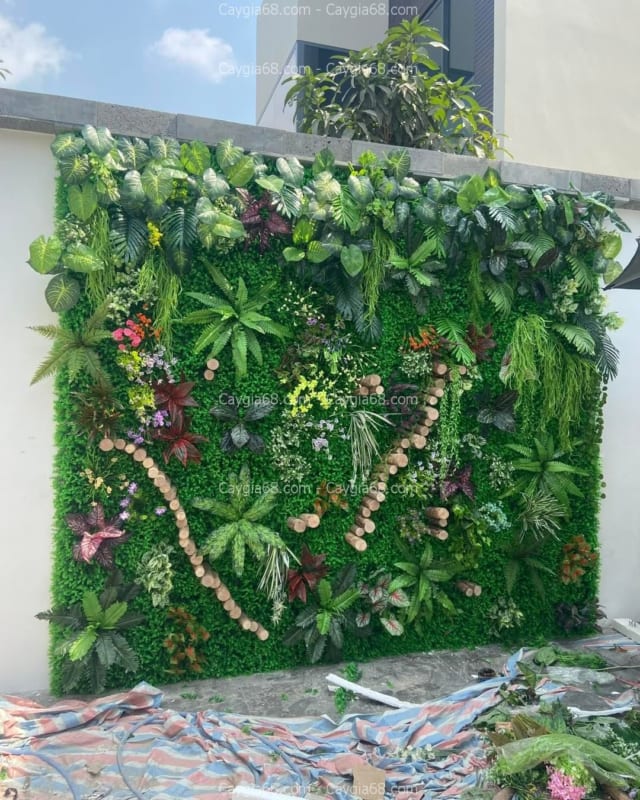 Tường cây giả quận 6 hồ chí minh