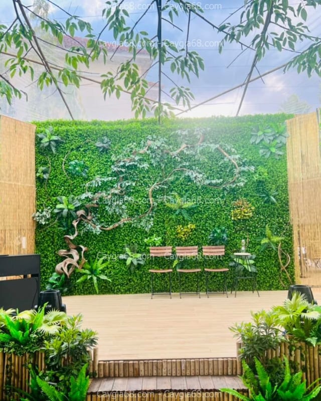 Tường cây giả quận 8 hồ chí minh Tường cây giả quận 8 hồ chí minh