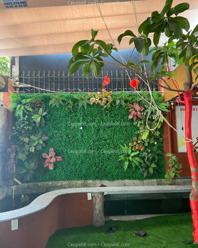 Tường cây giả quận 8 hồ chí minh Tường cây giả quận 8 hồ chí minh