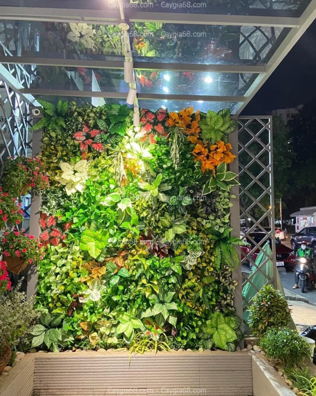 Tường cây giả quận 9 hồ chí minh