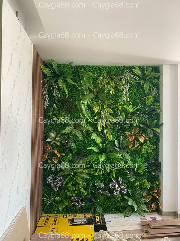 Tường cây giả quận Bình Thạnh Tường cây giả quận Bình Thạnh